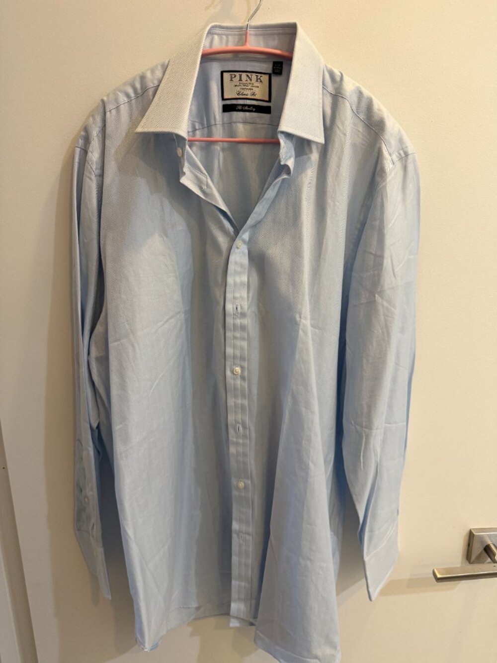 Thomas Pink 'The Sterling' Dress Shirt Blue 17/35
